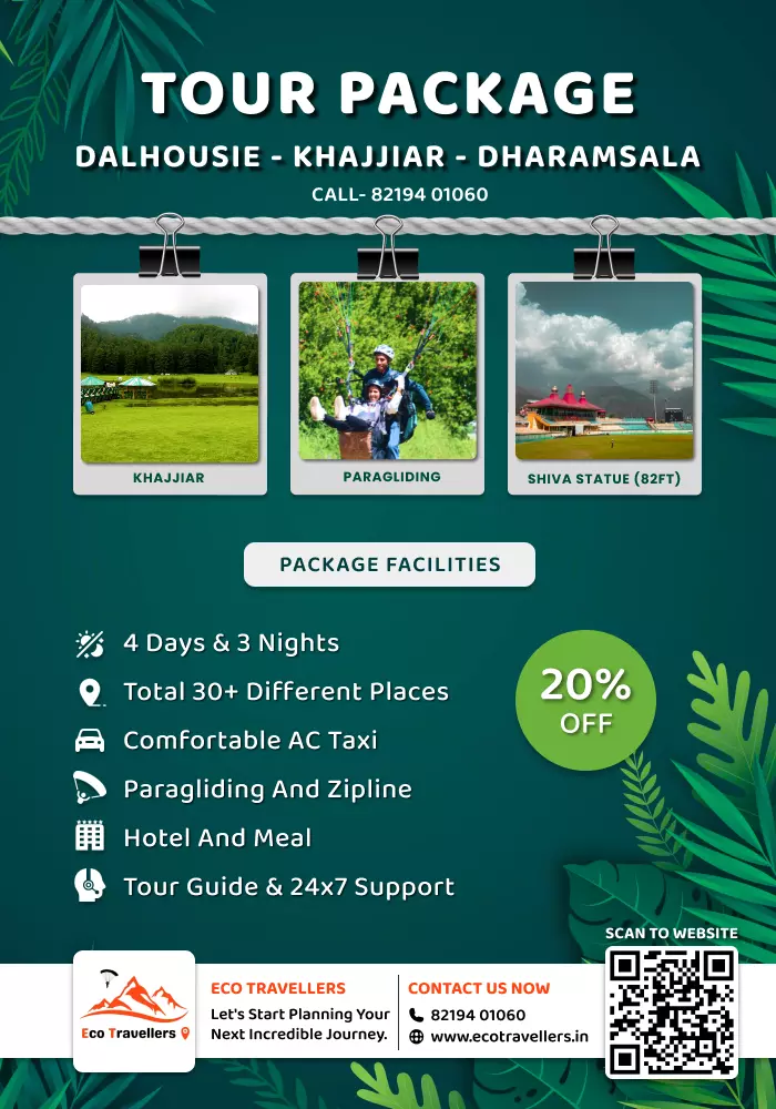 Dalhousie khajjiar dharamshala tour package